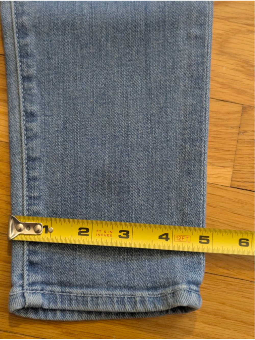 MOTHER Looker Skinny Jeans Light Kitty Blue Size 27 - Picture 13 of 14